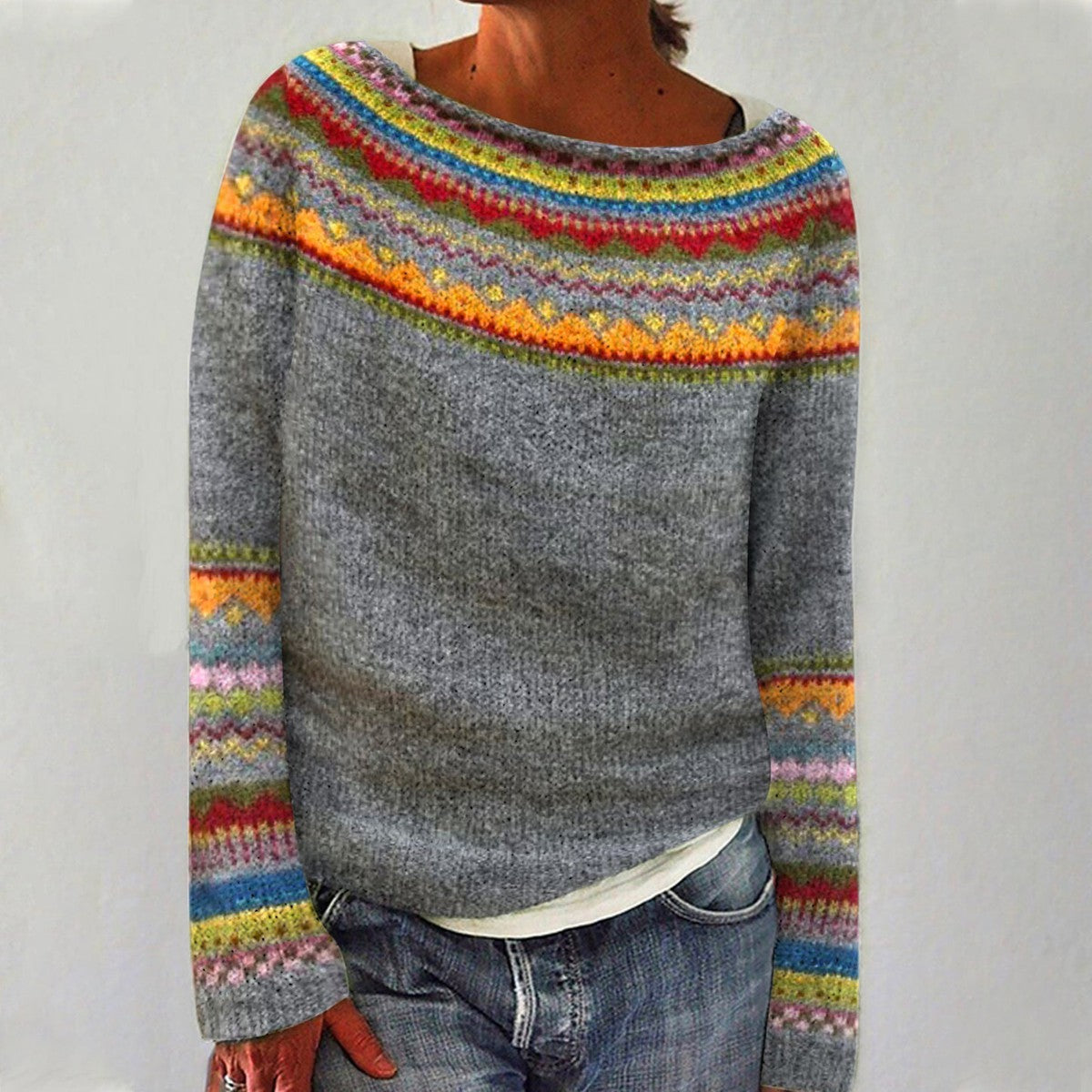 Clémence™ | Pull Automnal Rétro
