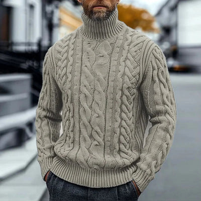 Charles™ - Pull Vintage en Maille Torsadée