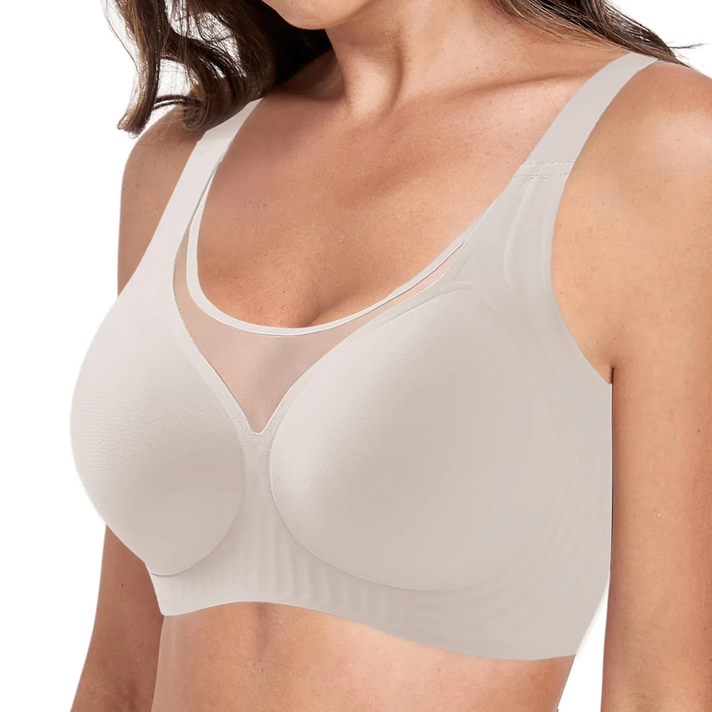 CoolComfort – Bralette Sans Armatures Femme | Soutien-Gorge Sans Coutures Respirant pour Tous les Jours et la Nuit